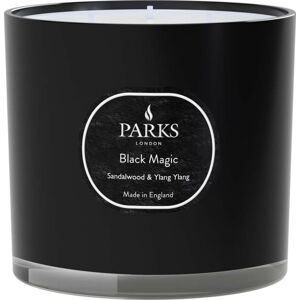 Svíčka s vůní santalového dřeva a Ylang Ylang Parks Candles London Black Magic, doba hoření 56 h