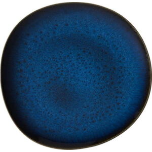 Tmavě modrý kameninový talíř Villeroy & Boch Like Lave, ø 28 cm