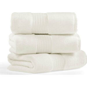 Sada 3 krémových bavlněných ručníků Foutastic Chicago, 30 x 50 cm