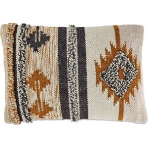 Povlak na polštář z bavlny a vlny Nkuku Tussi Sia, 60 x 40 cm