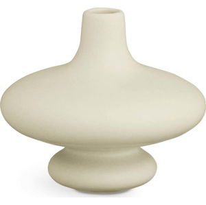 Krémově bílá keramická váza Kähler Design Kontur, výška 14 cm