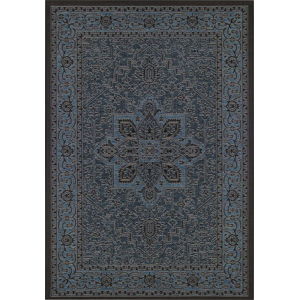 Černo-šedý venkovní koberec NORTHRUGS Anjara, 140 x 200 cm