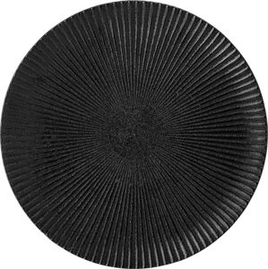 Černý kameninový talíř Bloomingville Neri, ø 18 cm