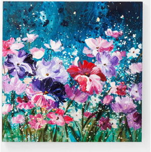 Obraz Kare Design Flower Garden, 100 x 100 cm