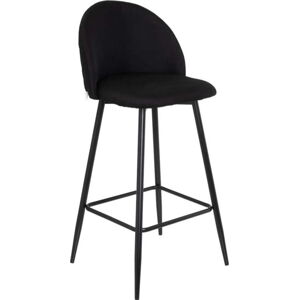 Černé barové židle s nastavitelnou výškou v sadě 2 ks (výška sedáku 69 cm) – Casa Selección