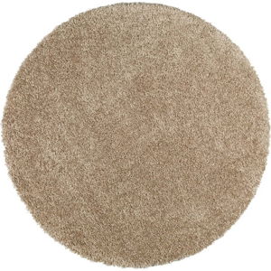 Světle hnědý koberec Universal Aqua Liso, ø 80 cm