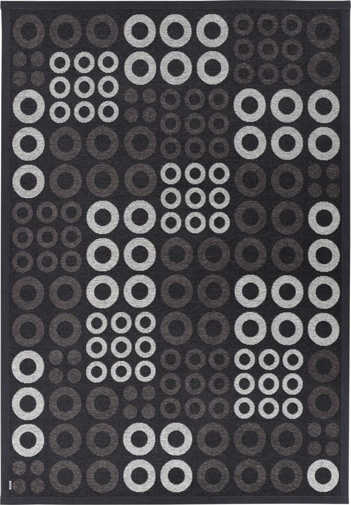Šedý oboustranný koberec Narma Kupu Carbon, 100 x 160 cm
