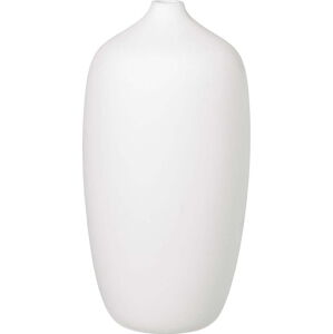 Bílá keramická váza Blomus, výška 25 cm
