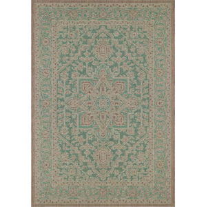 Zeleno-béžový venkovní koberec NORTHRUGS Anjara, 140 x 200 cm
