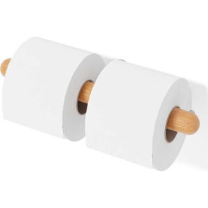 Nástěnný držák na toaletní papír z bambusového dřeva Wireworks Yoku