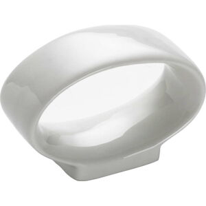 Bílý porcelánový kroužek na ubrousky Maxwell & Williams Basic