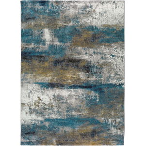 Modrý koberec Universal Kalia Abstract, 140 x 200 cm