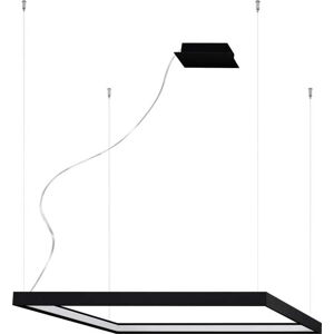 Černé LED závěsné svítidlo 130x40 cm Jutila - Nice Lamps
