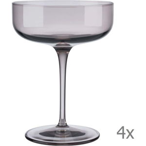 Sada 4 fialových sklenic na šampaňské Blomus Fuum
