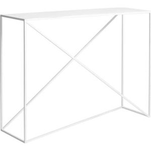 Bílý konzolový stolek Custom Form Memo