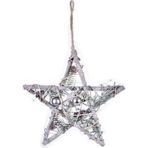 Závěsná dekorace ve tvaru hvězdy s LED světýlky Ego Dekor