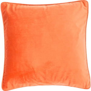 Oranžový polštář Tiseco Home Studio Velvety, 45 x 45 cm