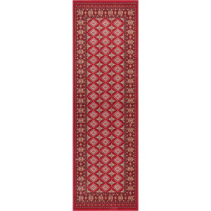Červený koberec Nouristan Sao Buchara, 80 x 250 cm