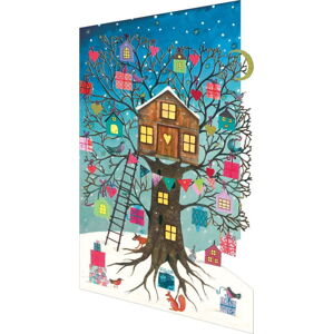 Vánoční přání v sadě 5 ks Treehouse – Roger la Borde