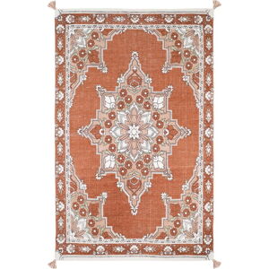 Oranžový dětský koberec 100x150 cm Lalitha – Nattiot
