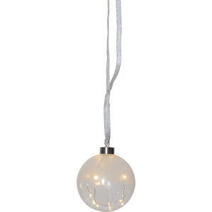 Transparentní LED světelná dekorace Best Season Glow Ball, ø 10 cm