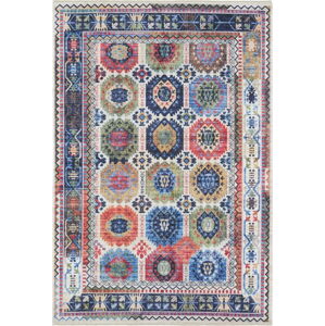 Barevný koberec s vysokým podílem bavlny Nouristan Kilim Masin 200 x 290 cm