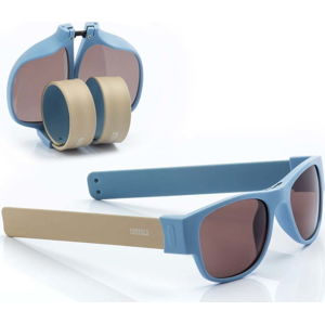 Modré sluneční srolovatelné brýle InnovaGoods Sunfold AC5