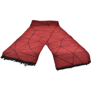 Červený dámský šál s příměsí bavlny Dolce Bonita Sky Fonce, 170 x 90 cm