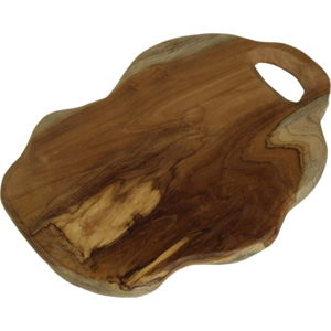 Krájecí prkénko z neopracovaného teakového dřeva HSM collection Flate, délka 30 cm