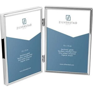 Kovový stojací rámeček ve stříbrné barvě 21x15,5 cm Sweet Memory – Zilverstad