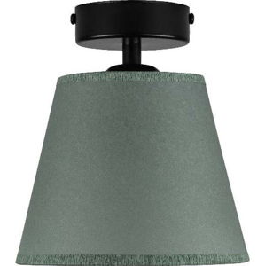Olivově zelené stropní svítidlo Sotto Luce IRO Parchment, ⌀ 16 cm