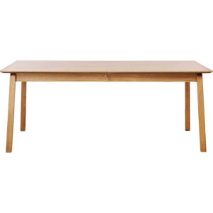 Rozkládací jídelní stůl s deskou v dubovém dekoru 95x190 cm Bari – Unique Furniture