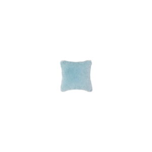Modrý polštář Tiseco Home Studio Fluffy, 45 x 45 cm