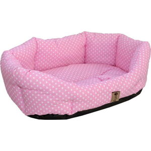 Růžový bavlněný pelíšek 75x60 cm Pinky - Petsy