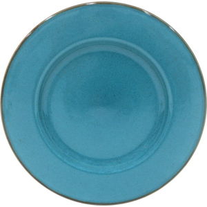 Modrý servírovací talíř z kameniny Casafina Sardegna, ⌀ 34 cm