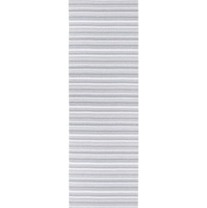 Šedo-bílý běhoun vhodný do exteriéru Narma Hullo, 70 x 150 cm