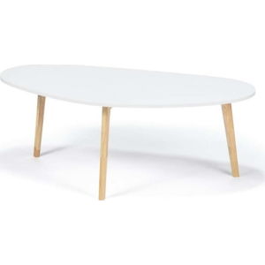 Bílý konferenční stolek Bonami Essentials Skandinavian, délka 120 cm