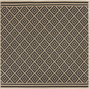 Černo-béžový venkovní koberec 200x200 cm Moretti - Flair Rugs