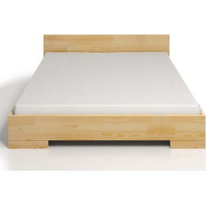 Dvoulůžková postel z borovicového dřeva s úložným prostorem SKANDICA Spectrum, 160 x 200 cm