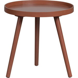 Červený odkládací stolek WOOOD Sasha, ø 41 cm