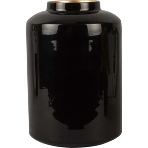 Černá smaltovaná váza PT LIVING Grand, výška 28 cm