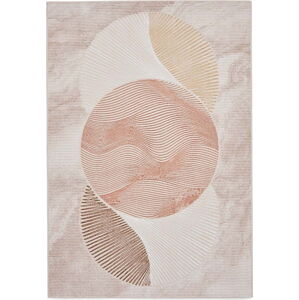 Růžovo-krémový koberec 120x170 cm Creation – Think Rugs
