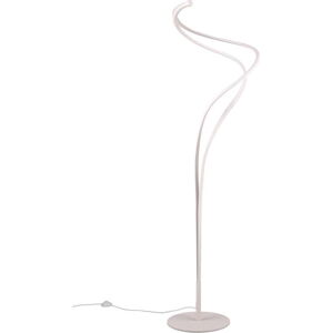 Bílá LED stojací lampa s kovovým stínidlem (výška 160 cm) Nala – Trio Select