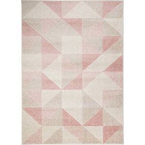 Růžový koberec Flair Rugs Urban Triangle, 200 x 275 cm