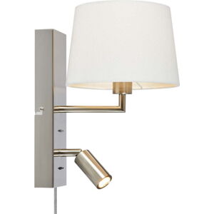 LED nástěnné svítidlo v bílo-stříbrné barvě (délka 28,5 cm) Como – Markslöjd