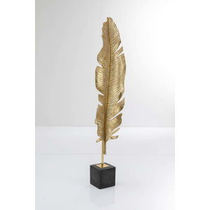 Dekorace ve zlaté barvě ve tvaru listu Kare Design Leaf, 147 cm