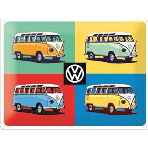 Nástěnná dekorativní cedule Postershop VW Bulli Pop Art