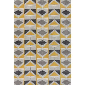 Šedo-žlutý koberec Flair Rugs Kodiac, 160 x 230 cm
