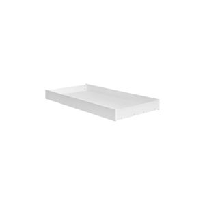 Bílá zásuvka pod dětskou postel Pinio Basics, 200 x 90 cm