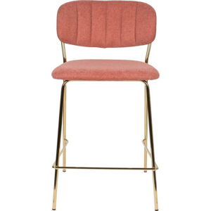 Růžové barové židle v sadě 2 ks 89 cm – White Label